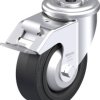 Blickle 941856 LER-POEV 100R-FI-FA Rolka obrotowa z blachy stalowej Średnica koła: 100 mm Maksymalne obciążenie: 150 kg