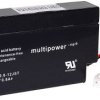 Akumulator ołowiowy multipower PB-12-0,8-JST MP0,8-12, AGM, 12 V, 0.8 Ah