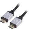 Kabel HDMI, wtyk z obu stron, tekstylny, czarny, 30AWG, dł. przewodu: 7,5m CCB-HDMIL-7.5M