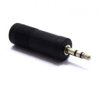 Przejściówka Aux Gniazdo Jack 6,3 Wtyk Jack 3,5 Stereo