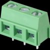CTB0509/3 Solderable screw terminal – 3-pin, 5.08 mm spacing, 90°