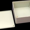 ABS enclosure, (L x W x H) 120 x 120 x 59 mm, light gray (RAL 7035), IP54, 1591UGY