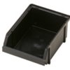 ESD clear box, black, (L x W x D) 75 x 125 x 170 mm, ESD SICHTBOX 3-160