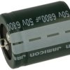 Kondensator; SNAP-IN; elektrolityczny; 6800uF; 50V; HT; HTW682M1HP35M; 20%; fi 30x35mm; 10mm; przewlekany (THT); luzem; -40...+1