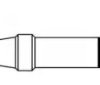 Soldering tip, round shape, Ø 6.9 mm, (T x L) 5 x 33 mm, 425 °C, PT DD8