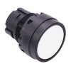 YW1B-M1W White 22mm Momentary Push Button Bezel for Non-illuminated IDEC