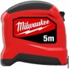 Miara zwijana metrówka 5m / 19mm nylon czarno-czerwona GEN 2 MILWAUKEE
