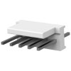 Pin header, 5 pole, pitch 2.54 mm, straight, natural, 640454-5