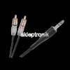 Przyłącze kabel JACK/RCA 6,3WT/2XRCA WT 1,8m