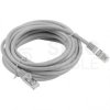 Patchcord FTP kat.6 kabel sieciowy LAN 2x RJ45 linka szary 10m LANBERG
