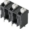 PCB terminal, 3 pole, pitch 7.5 mm, AWG 28-14, 10 A, spring-clamp connection, black, 1826140000