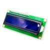 Niebieski wyświetlacz LCD 1602 16x2 HD44780 z konwerterem i2C ekran Arduino