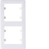 LUMINA SOUL Ramka 2 podwójna pionowa biała WL5120 HAGER