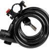 Brüder Mannesmann Zapięcie rowerowe kablowe czarny Zapięcie kluczykowe
