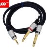 PRZEWOD J3,5STEREO /2*WT.J6,3MONO 1M
