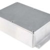 Obudowa ekranowana Srebrny z kołnierzem, 201.7 x 121.2 x 55.3mm, RS PRO