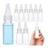 10x Butelka z Aplikatorem 10ml Przezroczysta - Dozownik Płynów - Buteleczka