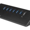 LC Power LC-HUB-2B-7 USB-Hub 6 Portów USB-A USB 3.0 5 GBit/s czarny LC-HUB-ALU-2B-7