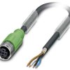 Kabel do czujników/elementów wykonawczych Phoenix Contact SAC-4P- 5,0-PUR/M12FS SH 1682867, kabel, otwarte końcówki, 1 s