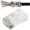 Wtyk Modularny Rj45 8P8c Kat.5 Nieekranowany Utp Drut Talvico Woreczek 100Szt.