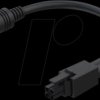 PR2PD01B 4-pin power cable to barrel socket 5.5 x 2.1 mm