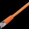 Sensor actuator cable, M8 cable plug, straight, A to open end, 4 pole, 2 m, PVC, orange, 3 A, EVT219