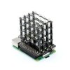PiCube - moduł z matrycą LED 3D 4x4x4 dla Raspberry Pi (niebieski)