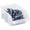 raaco 130097 Storage bin Transparent Material: Plastic