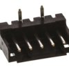 Listwa stykowa PCB 5-pinowe AMP CT raster: 2 mm Prosty 1-rzędowe TE Connectivity Powierzchnia125 V W osłonie
