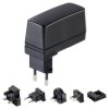 Adapter AC/DC Uwy 12V dc Iwy 1A Wymienne 12W, typ wtyczki: 2-stykowy globalny