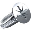 Thread-cutting screw, PZ cross slot, M3, 16 mm, hardened steel, galvanised, DIN 7500 M, 001.35.361