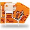 PCB terminal, 1 pole, pitch 5.08 mm, AWG 28-12, 16 A, cage clamp, orange, 742-106