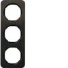 BERKER R.1 Ramka 3 potrójna dąb/czarny 10132354 HAGER