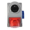 Gniazdo stałe z wyłącznikiem 0-1 16A 5P 400V + 2P+Z 230V IP44 COMBO-POL...
