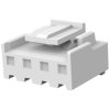 Plug housing, 4 pole, pitch 3.96 mm, straight, natural, 1-1123722-4