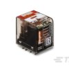 Przekaźnik interfejsowy elektromechaniczny 230V 3-141 TE Connectivity 4 CO Do montażu na płytce drukowanej