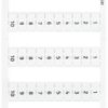 Marker card for terminal block plug, 793-602