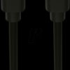 1700-0121 Data/Charging Cable, USB-C Connector > Type-C, Black, 1.2 m