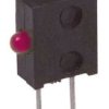 LED, THT, czerwona, 2-Pin, 1,6 V, 90°, Broadcom