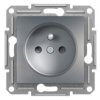 ASFORA Gniazdo pojedyncze z uziemieniem z przesłonami stal EPH2800262 SCHNEIDER ELECTRIC