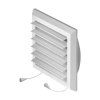 Kratka wentylacyjna FI125 z żaluzją kołnierz biała Awenta T78
