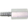 Hexagon spacer bolt, external/internal thread, with self-tapping thread, M3, 10 mm, steel, 20657932