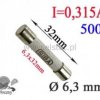 315mA bezp. ceramik zwłoczny; 6,3x32mm; 500V