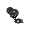 Ładowarka - zasilacz 5V/3A montażowy 12/24V 2xUSB QC 3.0 z miernikiem napięcia / PY-CHR0004