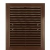 Kratka wentylacyjna MWR 250X180mm z siatką i uchwytami mocującymi brąz MWR250X180BR