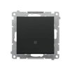 SIMON 55 Wyłącznik krzyżowy szybkozłącza czarny mat TW7.01/149 KONTAKT SIMON