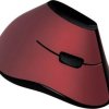 Myszka LogiLink® Ergonomic Vertical Mouse, bezprzewodowa 2.4 GHz, czerwona