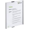 Durable 480623 Info Sign A4 Door Sign 210x297mm Acrylic Aluminum Silver