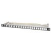 Patch Panel 24 Porty Na Moduły Keystone, 0.5U, Z Tacką