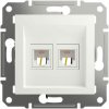 Schneider Electric EPH4270121D Asfora RJ11 landline Socket white IP20